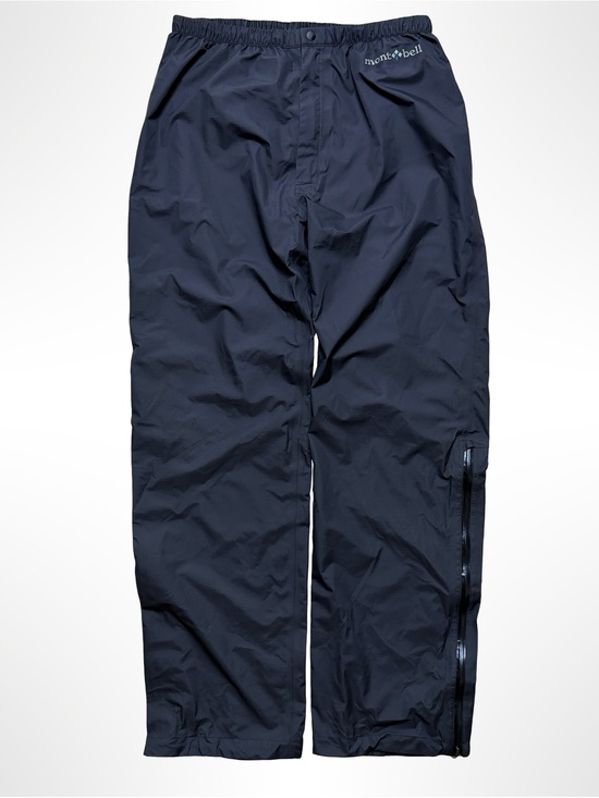 Montbell Other - Mont-Bell Nylon Waterproof Rain Shell Drawstring Trackpants Mens Medium Black